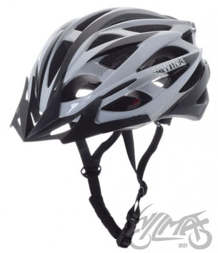 KASK ROWEROWY AWINA MOON MTB L SREBRNO CZARNY
