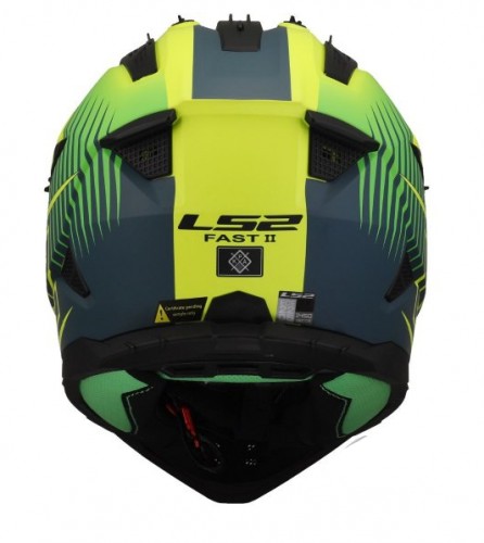 KASK MOTOCYKLOWY LS2 FAST II MX708 DUCK 